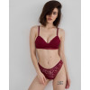 Nicoletta 80269 Bordo - Мережевий комплект без Push-up (бордовий)