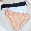 Nicoletta 63640-1 Beige - Трусики з мереживом з боків (бежеві)
