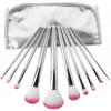 Bellapierre Professional Brush Set Pink - Професійний набір з 10 пензлів для макіяжу