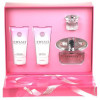 Versace Bright Crystal - Подарунковий набір (EDT50+EDT5+ B/L50+S/G50)