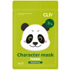 CLIV Character Mask Panda - Тканинна маска для сяйва шкіри обличчя "Панда"