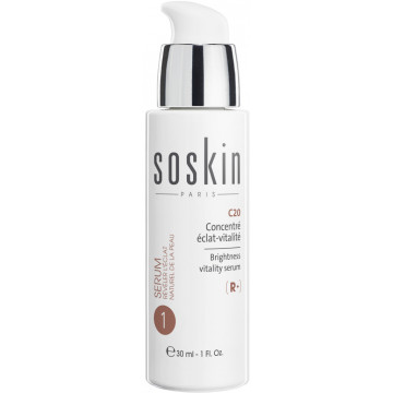 Купити - Soskin C20 Brightness Vitality Serum - Гель для обличчя "Енергія та сяйво" з вітаміном C