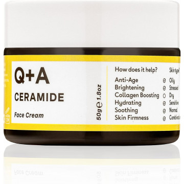 Купити - Q+A Ceramide Barrier Defence Face Cream - Захистний крем для обличчя з керамідами