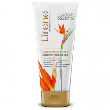 Купити - Lirene Flower Collection Velvety Body Cream - Шовковий бальзам для тіла "Райське африканське цвітіння"