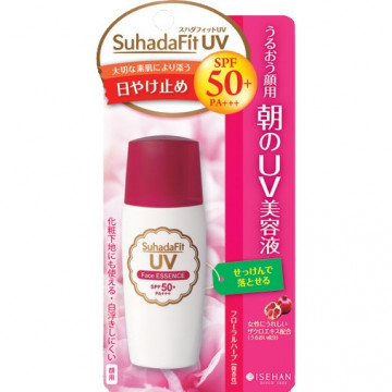 Купити - Isehan Suhad Fit UV Face Essence - Сонцезахисна збагачена емульсія SPF50 +