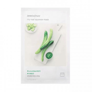 Купити - Innisfree My Real Squeeze Mask Cucumber - Тканинна маска з екстрактом огірка