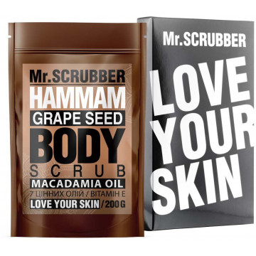 Купити - Mr.Scrubber Hammam Macadamia Oil Grape Seed Body Scrub - Скраб для тіла