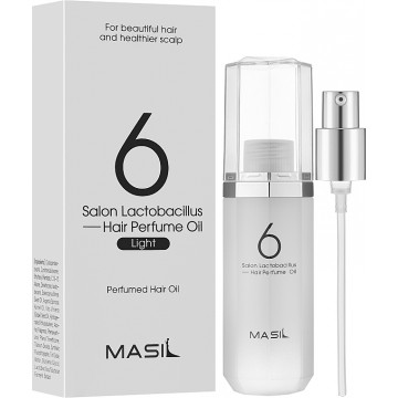 Купити - Masil 6 Salon Lactobacillus Light Perfumed Hair Oil - Парфумована олія для гладкості волосся