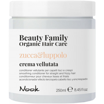 Купити - Nook Beauty Family Organic Zucca & Luppolo Crema Vellutata - Кондиціонер для гладкості прямого і неслухняного волосся