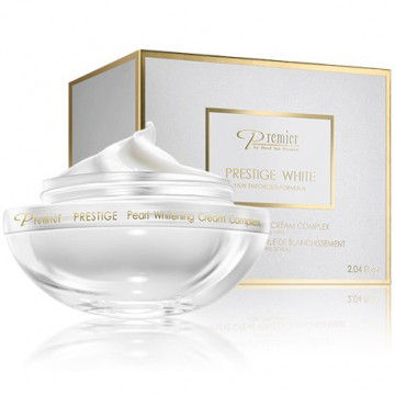 Купити - Premier Prestige White Pearl White Cream Complex - Перловий відбілюючий крем для обличчя SPF17