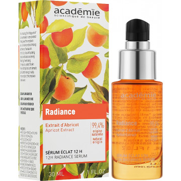 Купити - Academie Radiance 12H Serum - Абрикосова сироватка для обличчя "12 годин сяйва"