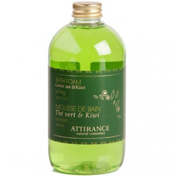 Купити - Attirance Green Tea & Kiwi Toning Bath Foam - Піна для ванни Зелений чай і Ківі