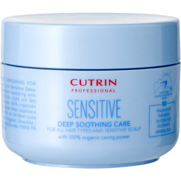 Купити - Cutrin Sensitive Deep Soothing Care - Інтенсивна маска для всіх типів волосся і чутливої ​​шкіри голови