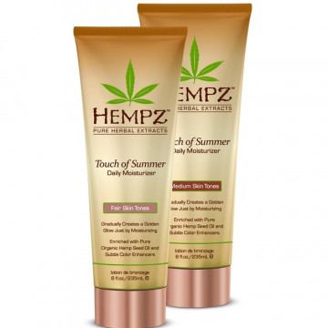 Купити - Hempz Touch of Summer Medium Moisturiser - Зволожуюче молочко для тіла з бронзантов світлого відтінку