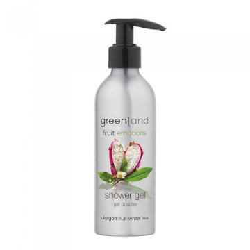 Купити - Greenland Fruit Emotions Shower Gel Dragon fruit-White tea - Гель для душа з помпою пітаї-Білий чай