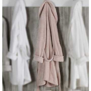 Купити - Ladinne Solid Blush (PUDRA) - Халат махровий рожевий M / L
