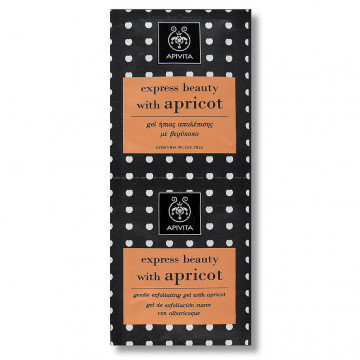 Купити - Apivita express beauty gentle exfoliating gel with apricot - Делікатний відлущуючий гель з абрикосом