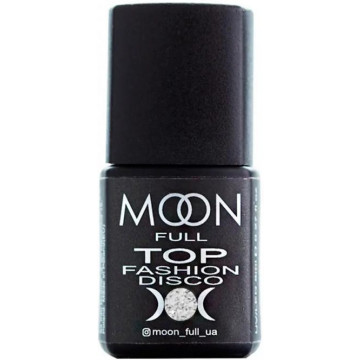 Купити - Moon Full Top Fashion Disco - Топ для гель лаку, (без липкого шару)