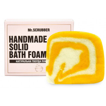 Купити - Mr.Scrubber Handmade Solid Bath Foam "Mandarin" - Натуральна тверда піна для ванни