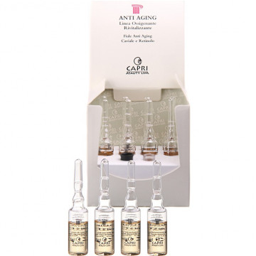 Купити - Capri Beauty Line Anti Aging Caviar and Retinol Phials - Ампульний концентрат з ікрою і ретинолом
