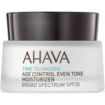 Купити - Ahava Time to Smooth Age Control Even Tone Moisturizer Broad Spectrum SPF 20 - Крем омолоджуючий зволожуючий, вирівнюючий тон шкіри SPF 20