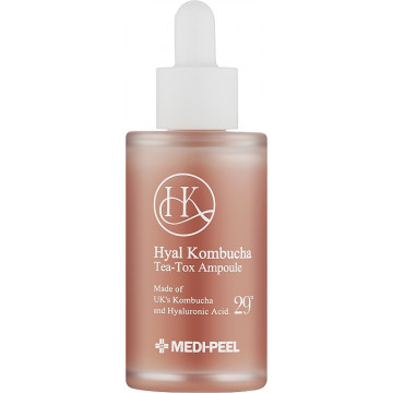Купити - Medi Peel Hyal Kombucha Tea-Tox Ampoule - Відновлююча сироватка для зміцнення шкіри з комбучею і керамідами