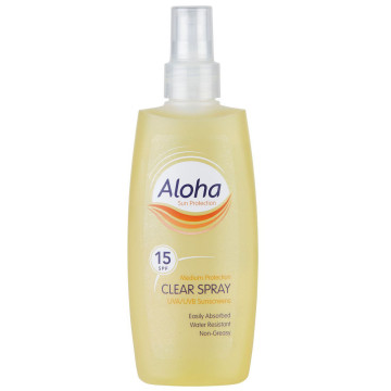 Купити - Aloha Sun Protection Clear Spray SPF 15 - Прозорий сонцезахисний спрей