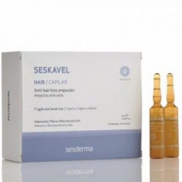 Купити - Sesderma Seskavel Anti-Hair Loss Ampoules - Ампули проти випадіння волосся