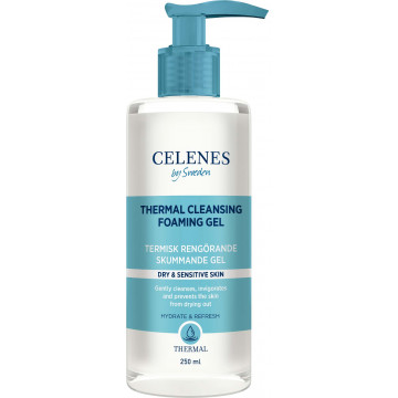 Купити - Celenes Thermal Cleansing Foaming Gel - Термальна очищувальна гель-пінка для сухої та чутливої ​​шкіри обличчя