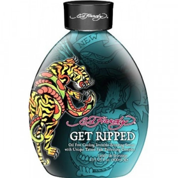 Купити - Ed Hardy Get Ripped - Чоловічий крем для солярію з бронзантами