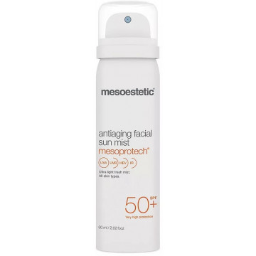 Купити - Mesoestetic Antiaging Facial Sun Mist SPF50+ - Сонцезахисний спрей для обличчя з антивіковим ефектом