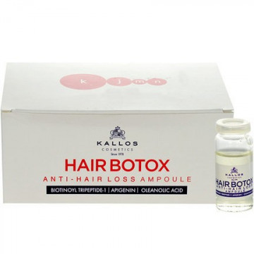 Купити - Kallos Hair BTX Anti-Hair Loss and Hair Growth Stimulating Ampoule - Ампули від випадіння та для росту волосся