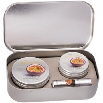 Купити - Greenland Passion Fruit Skin Kit - Набір Маракуйя (масло для тіла 100 мл + крем для рук 50 мл + бальзам для губ 4.2 мл)