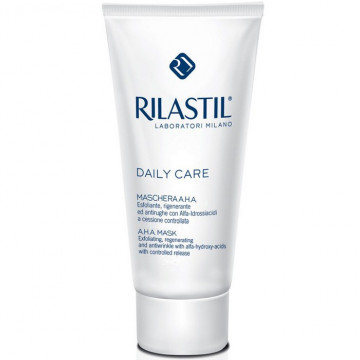 Купити - Rilastil Daily Care A.H.A. Facial Mask (exfoliating with alpha-hydroxyacids) - Маска з альфагідрокіслотамии для обличчя та зони декольте