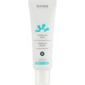 Купити - BABE Laboratorios Facial Line Hydro 24h Light SPF20 - Легкий крем для обличчя "24 години зволоження" з SPF 20