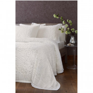 Купити - Pavia Heaven Ecru - Двоспальне покривало