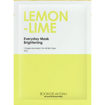 Купити - Boom De Ah Dah Everyday Mask Brightening Lemon-Lime - Освітлююча маска для обличчя