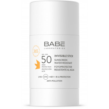 Купити - Babe Laboratorios Sun Protection Invisible Stick SPF50 - Сонцезахисний невидимий прозорий стік для обличчя та тіла