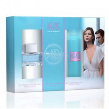 Купити - Antonio Banderas Blue Seduction for Women - Подарунковий набір (EDT50+DEO150)