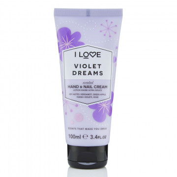 Купити - I Love Violet Dreams Hand and Nail Cream - Крем для рук "Фіалка"