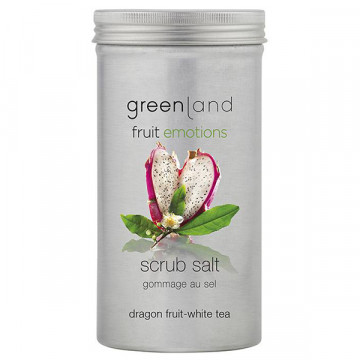 Купити - Greenland Fruit Emotions Scrub Salt Dragon fruit-White tea - Соль-скраб для тіла Пітайя-Білий чай