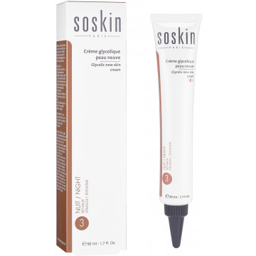 Купити - Soskin Glycolic New Skin Cream - Крем-маска для обличчя "Нова шкіра" з гліколевою кислотою