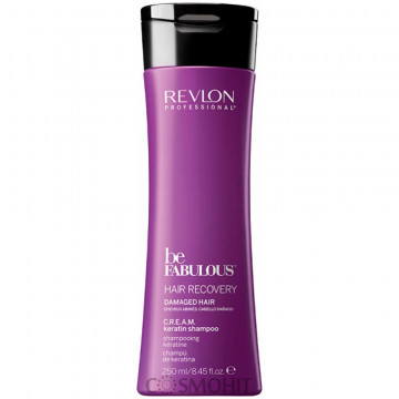 Купити - Revlon Professional Be Fabulous C.R.E.A.M. Keratin Shampoo - Шампунь з кератином для відновлення волосся