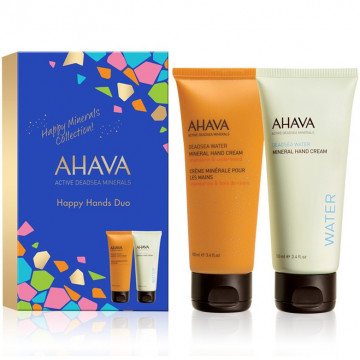 Купити - Ahava Deadsea Water Happy Hands Duo 2016 - Набір для рук Мінеральний
