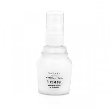 Купити - Satara Natural Pearl Serum Gel for Face&Eye - Сироватка з вітамінами для шкіри обличчя і шкіри навколо очей