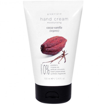 Купити - Greenland Less=More Hand Cream Cocoa-Vanilla - Крем для рук Какао-Ваніль