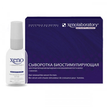 Купити - Xeno Laboratory Hair Renewal Bio-Serum For Men - Сироватка биостимулирующая для запобігання випадання й поновлення росту волосся у чоловіків 4 * 30 мл