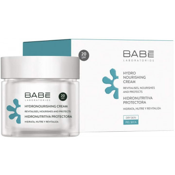 Купити - BABE Laboratorios Facial Line Hydronourishing Cream SPF 20 - Зволожуючий живильний крем з SPF 20