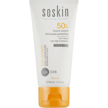 Купити - Soskin Sun Cream Very High Protection SPF50+ - Сонцезахисний крем-флюїд для обличчя