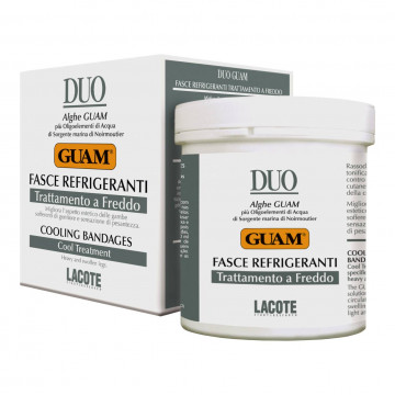 Купити - GUAM DUO Fasce Refrigeranti Trattamento a Freddo - Неткані охолоджуючі стрічки для обгортань, просочені лосьйоном